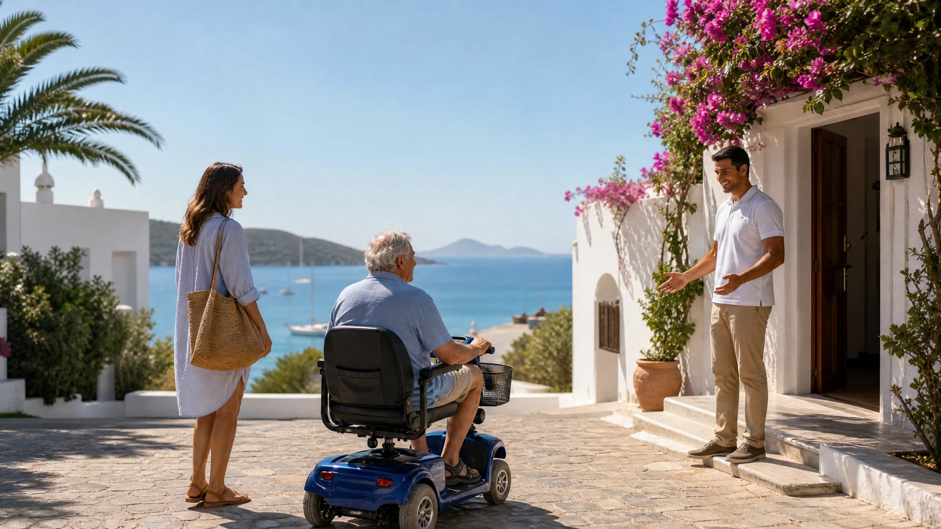 Planning mobility equipment hire for a Bodrum holiday